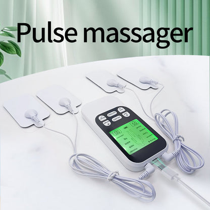 💪TENS + EMS Dual-Channel Muscle Relaxation Pulse Massager