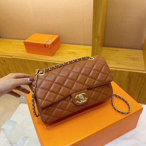 🔥【Promotional Price】Versatile and stylish diamond-quilted chain shoulder bag