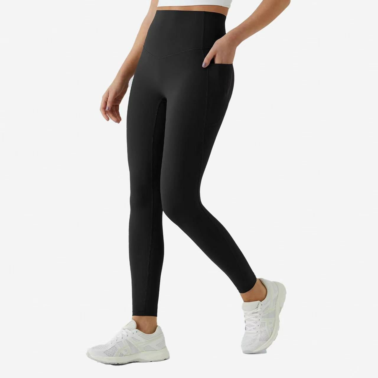 High-waisted tummy control and shaping training leggings