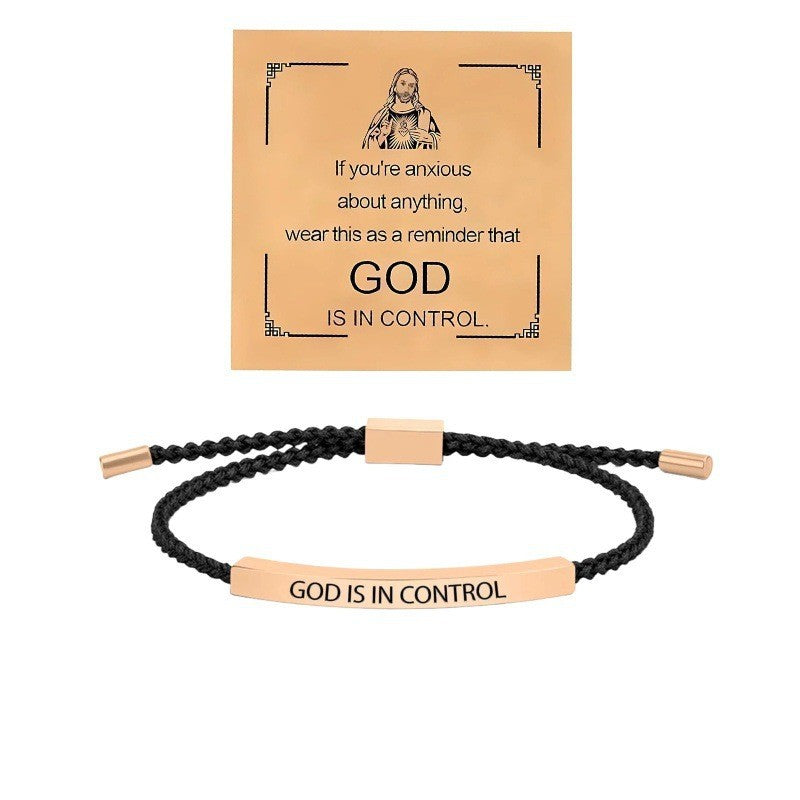 💖✨ Inspire Bracelet “God is in control”🎁