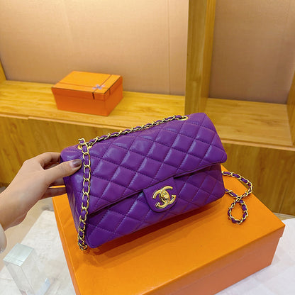 🔥【Promotional Price】Versatile and stylish diamond-quilted chain shoulder bag