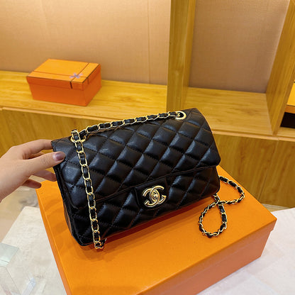 🔥【Promotional Price】Versatile and stylish diamond-quilted chain shoulder bag