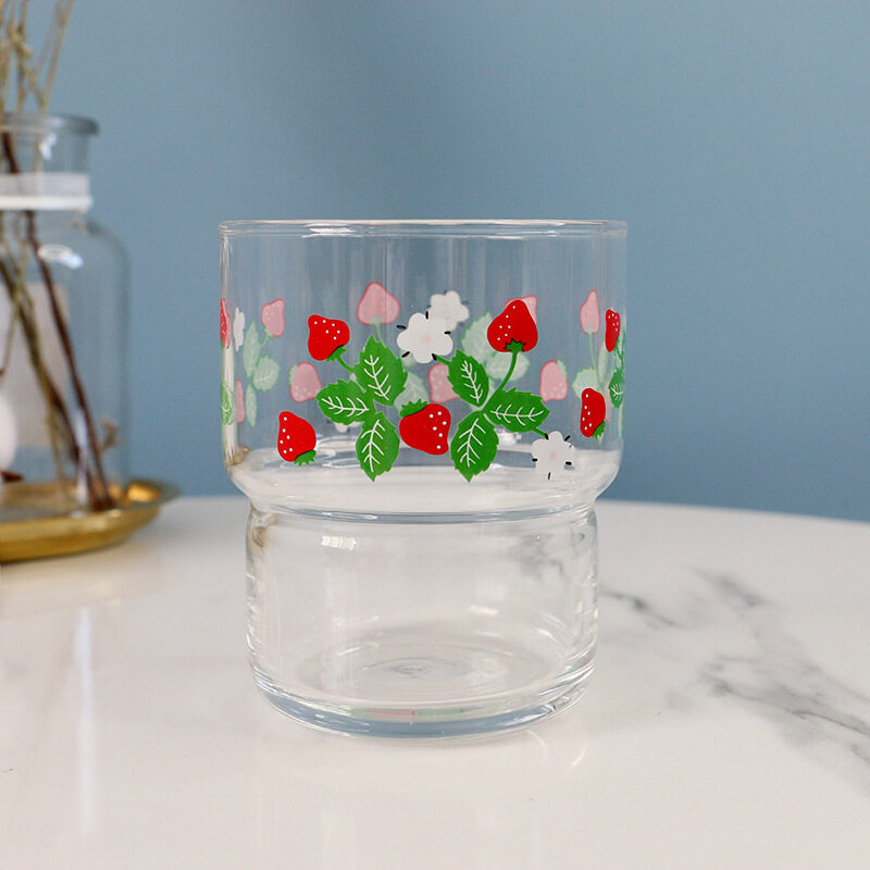 Vintage glass and water cup