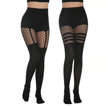 HOT SALE 50%OFF✨🔥Women's Sexy Fishnet Mock Thigh High Stockings