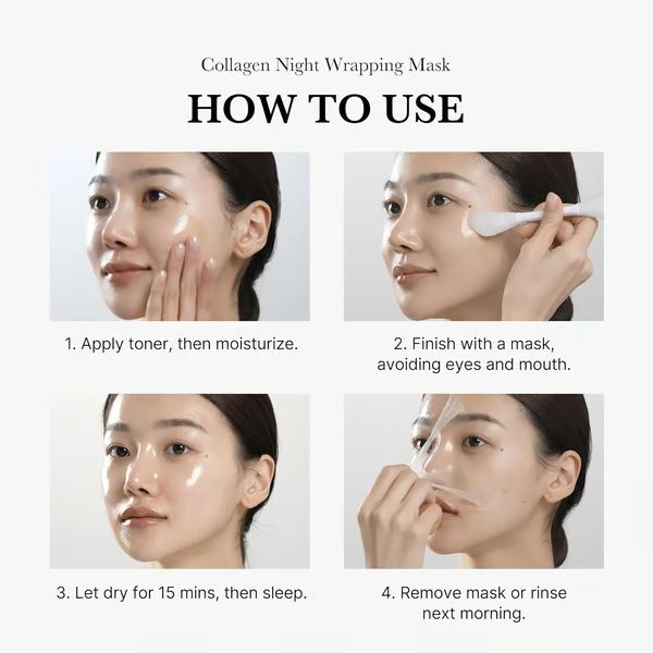 🔥Free Shipping🔥Collagen Night Wrapping Mask