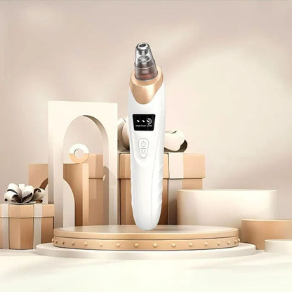 Rechargeable Pore Vacuum – 6-in-1 Blackhead Remover with Smart Display & Extraction Kit