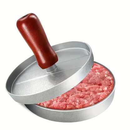 Hamburger patty press with 100 sheets of parchment paper.