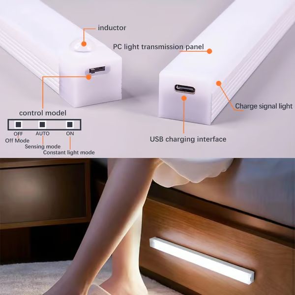 🔥Free shipping 💡 Punch-free Smart Sensor Magnetic Rechargeable LED Lights