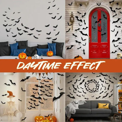 🎁Halloween Eve Promotions 🔥LED Glowing Bat Group