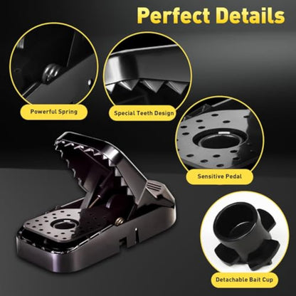 🔥Small indoor and outdoor mousetrap, reusable mousetrap, quick set house mousetrap