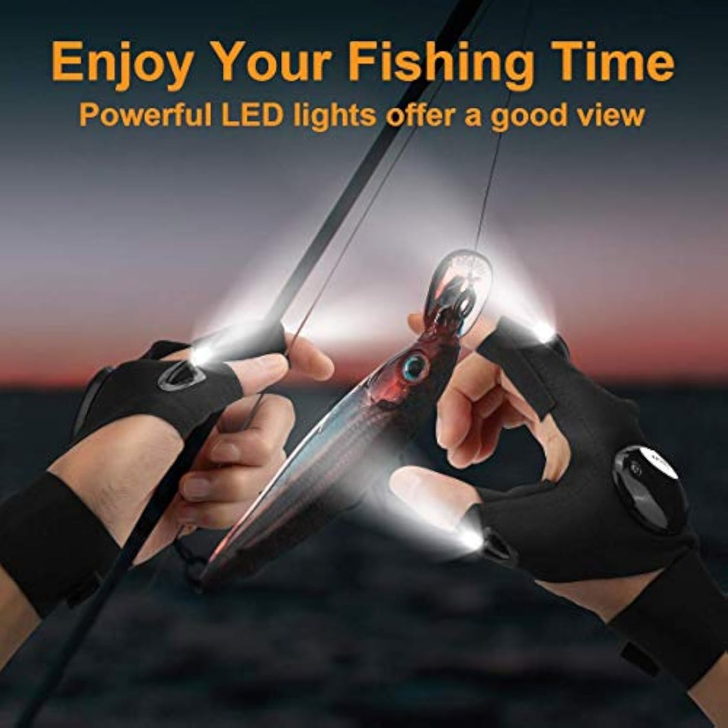 💥【Christmas Discount】Hands-Free LED Flashlight Gloves🎄