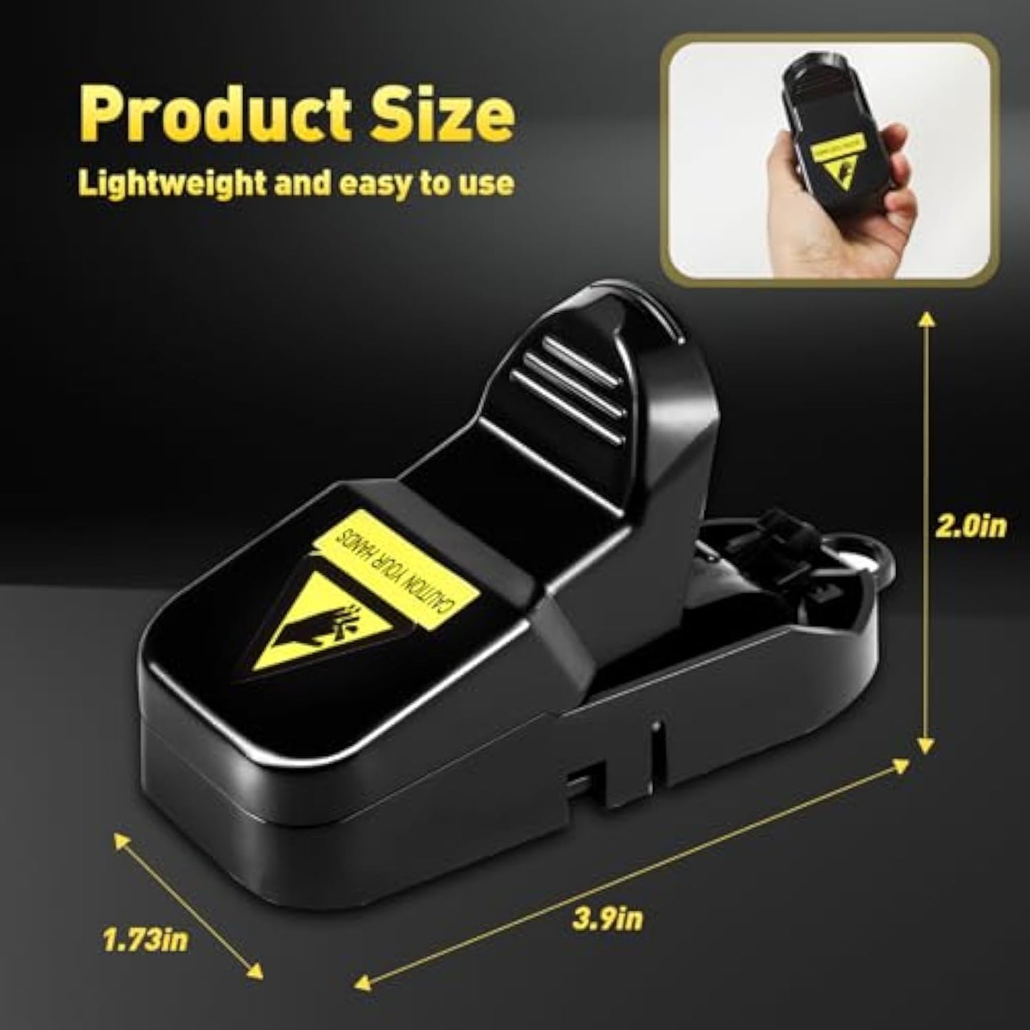 🔥Small indoor and outdoor mousetrap, reusable mousetrap, quick set house mousetrap