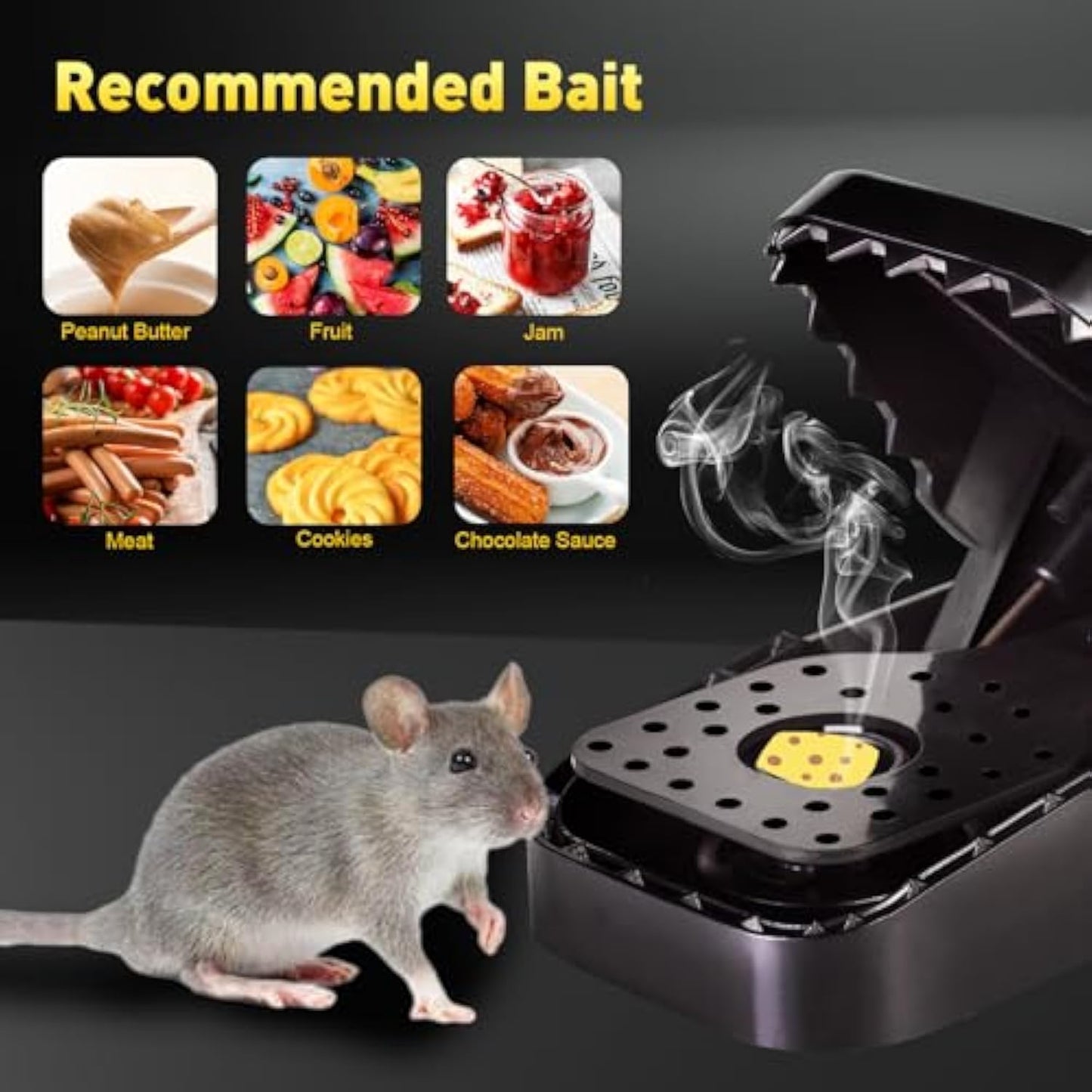 🔥Small indoor and outdoor mousetrap, reusable mousetrap, quick set house mousetrap