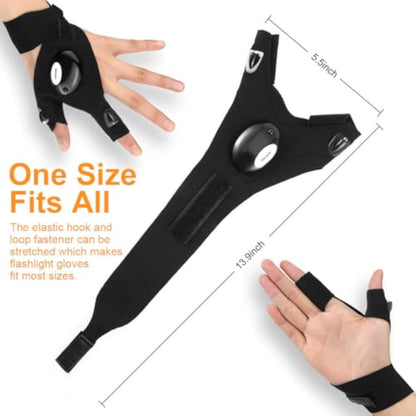 💥【Christmas Discount】Hands-Free LED Flashlight Gloves🎄